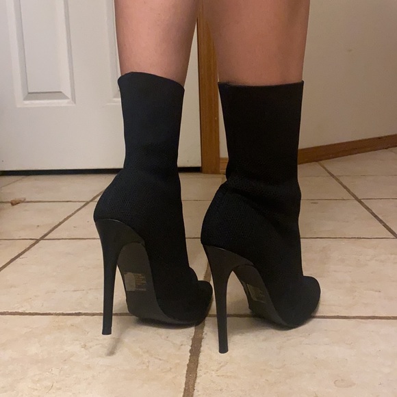 STEVEN MADDEN black mesh heels - Picture 13 of 14